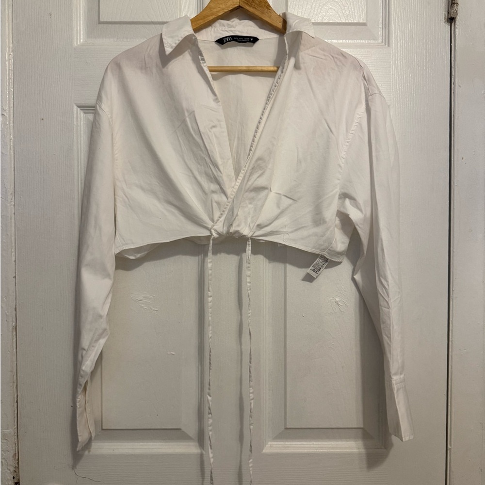 Zara Elegant White Blouse